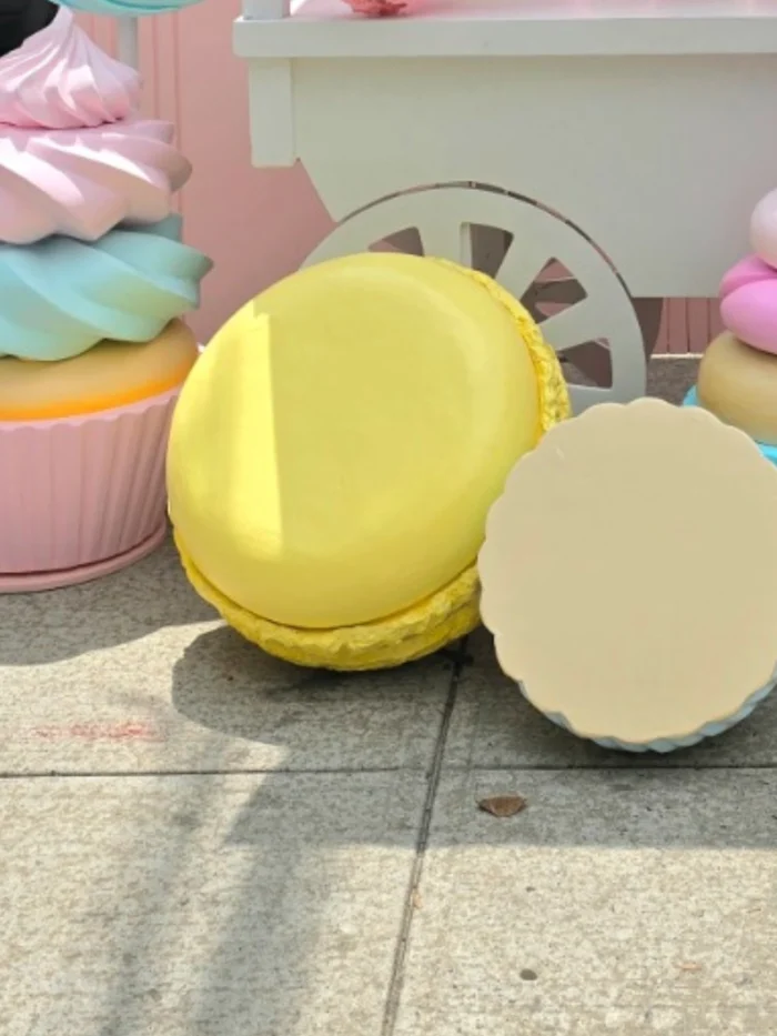 Candyland en renta | Pieza grande decorativa Macarrón