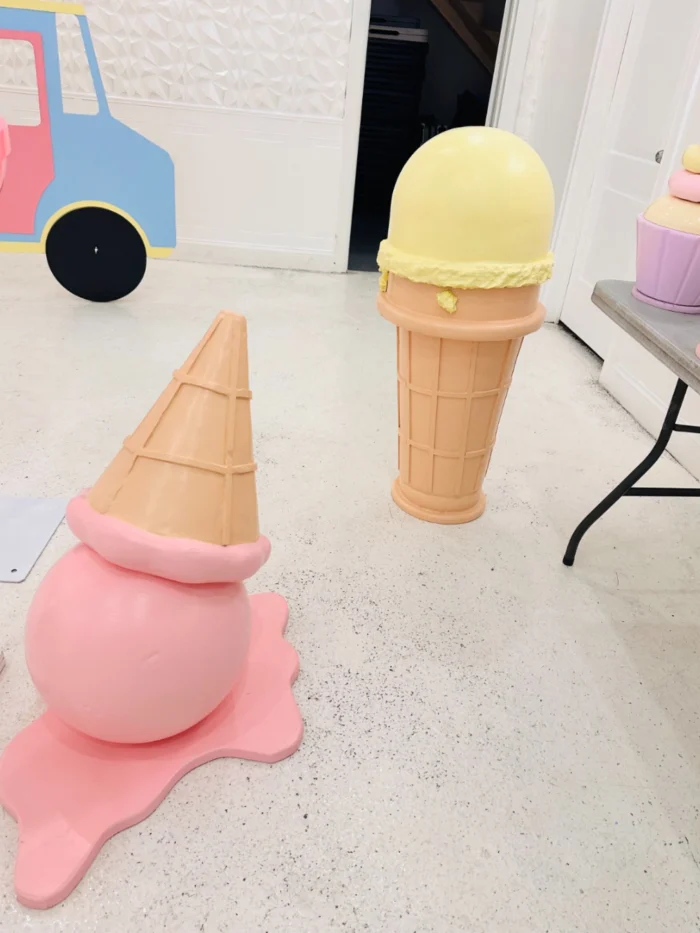 Candyland en renta | Pieza grande decorativa Ice Crema